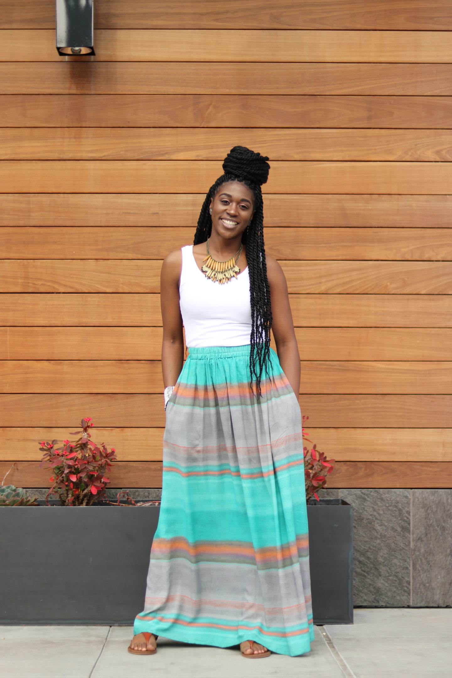 DIY Three Tiered Maxi Skirt  New Look 6516 - Montoya Mayo