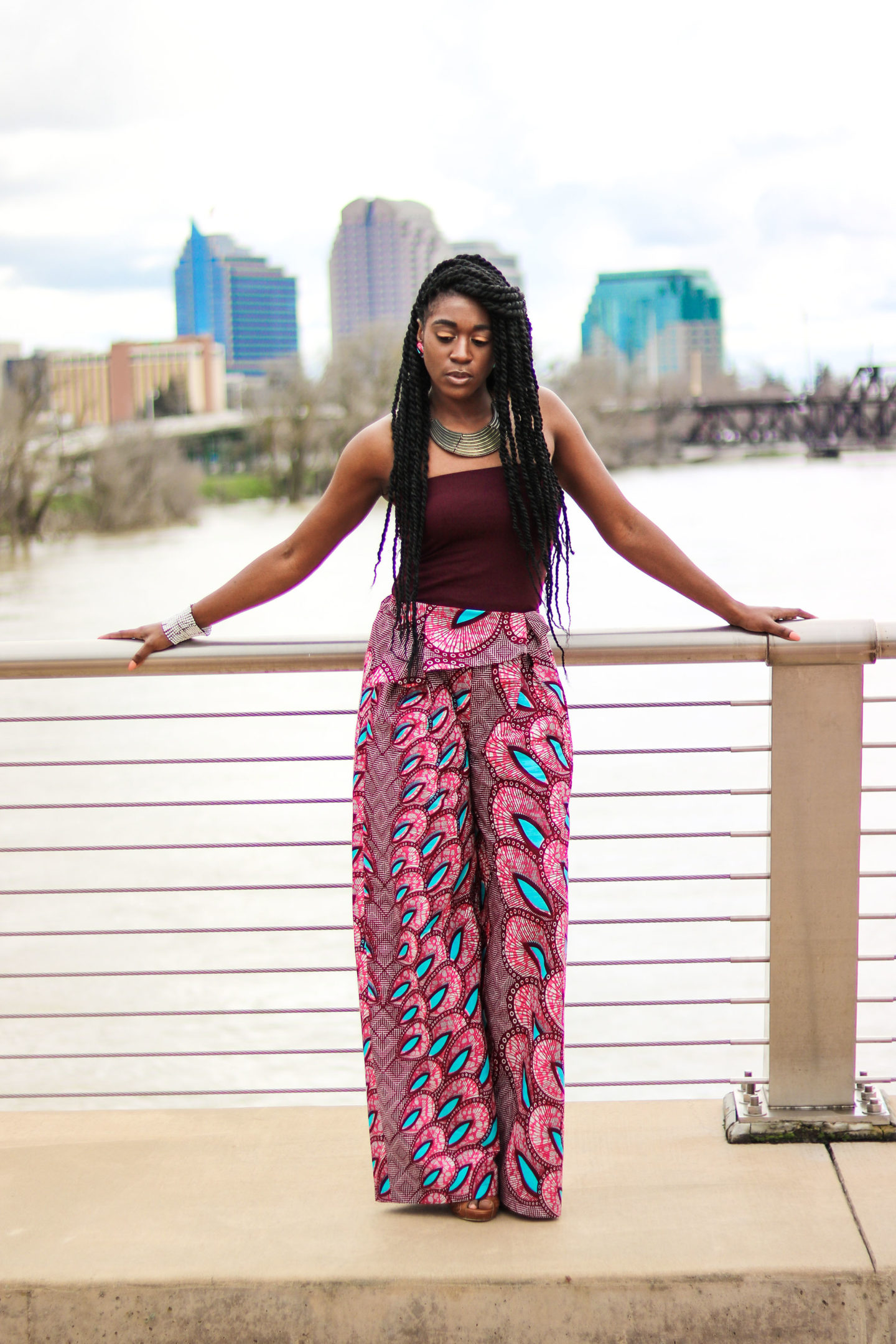 DIY Wide Leg Pants | Burda 7195 Review - Montoya Mayo