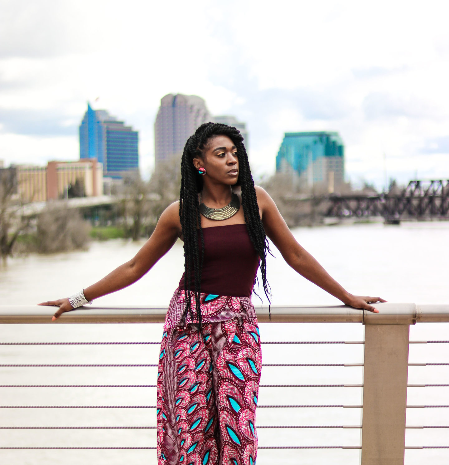 DIY High waisted wide leg pants 