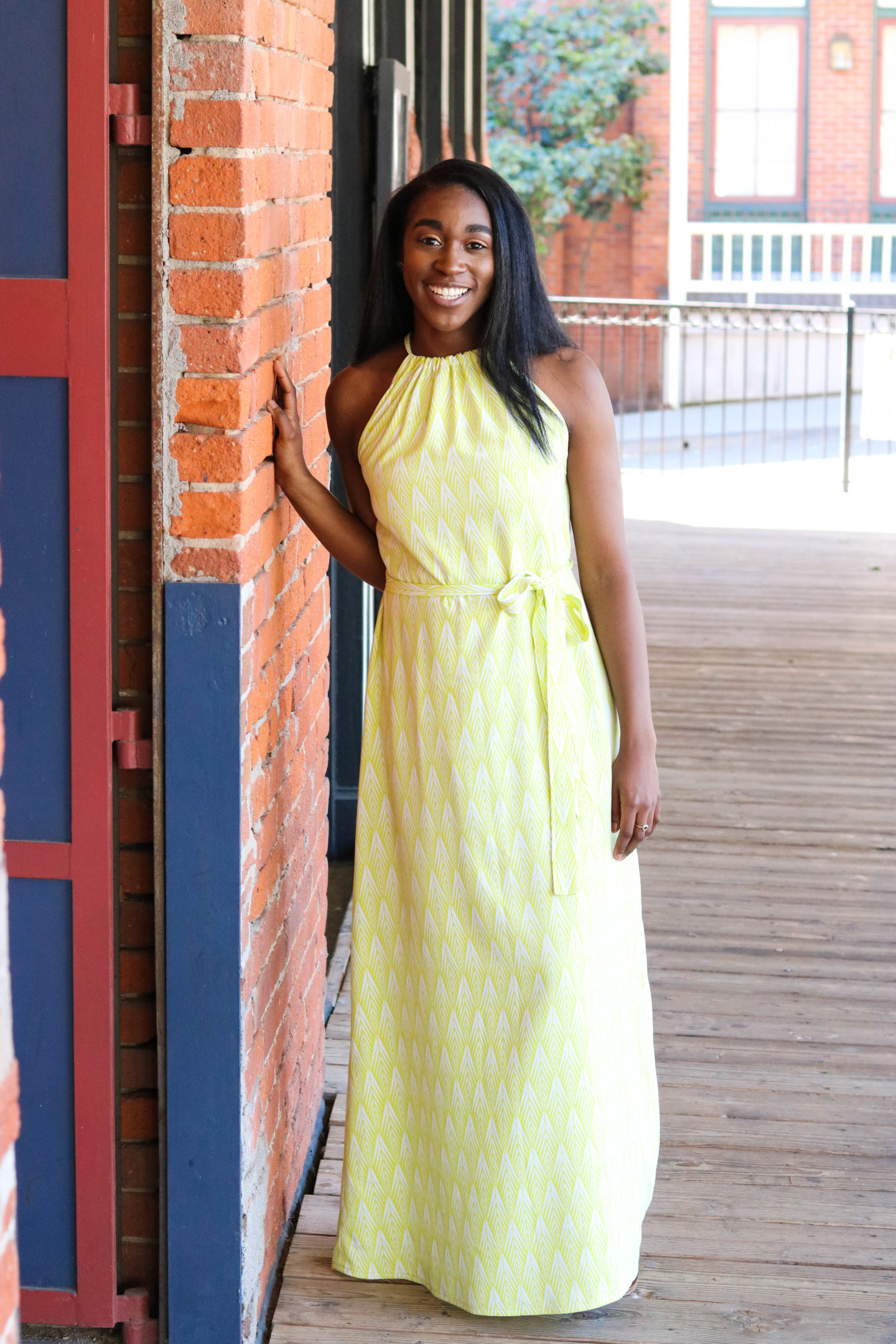 DIY Halter Maxi Dress | McCall's 7405 Review - Montoya Mayo