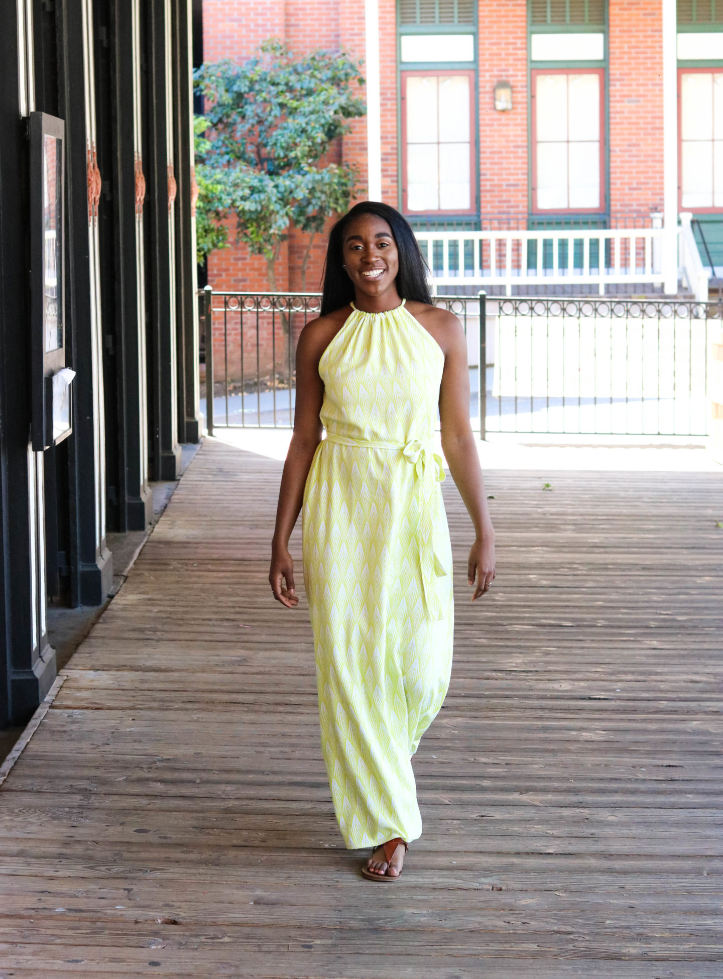 DIY Halter Maxi Dress | McCall's 7405 Review - Montoya Mayo