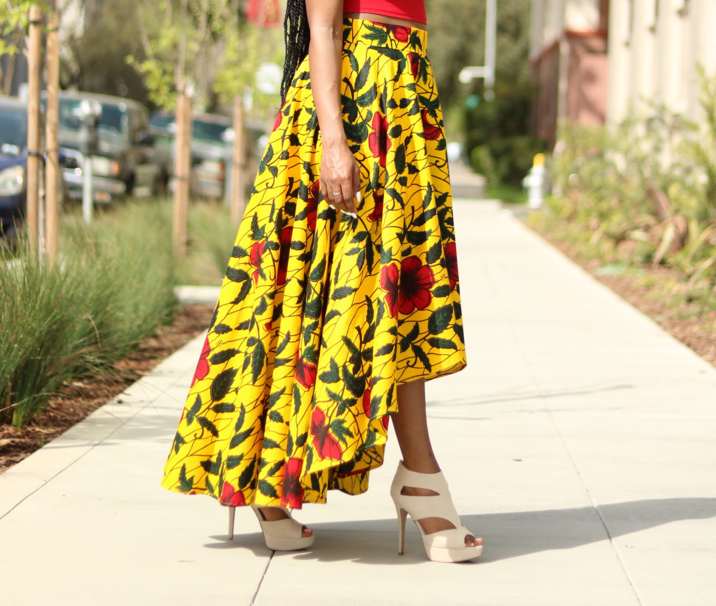 DIY High Low Maxi Circle Skirt Tutorial - Montoya Mayo