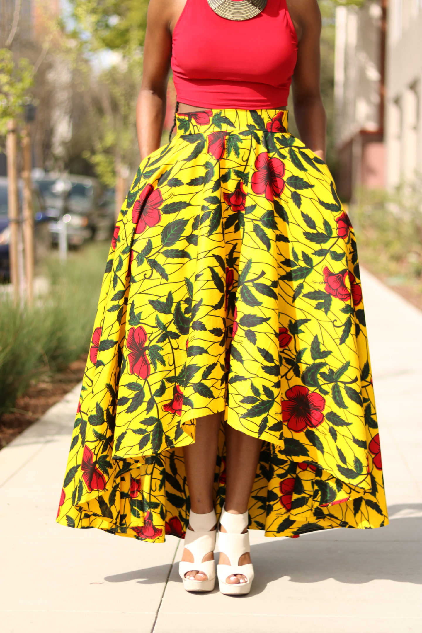 DIY High Low Maxi Circle Skirt Tutorial - Montoya Mayo