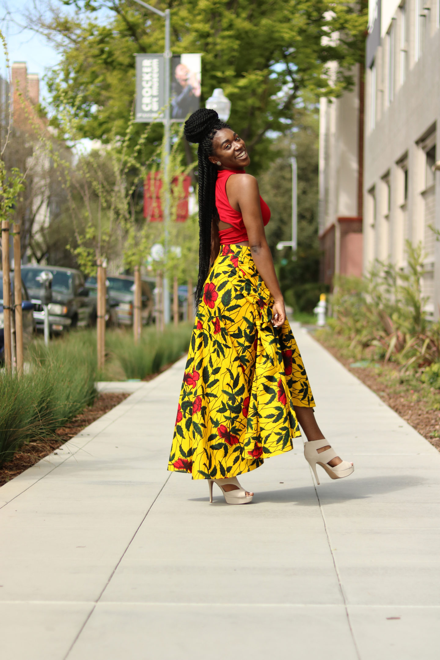 DIY High Low Maxi Circle Skirt Tutorial - Montoya Mayo