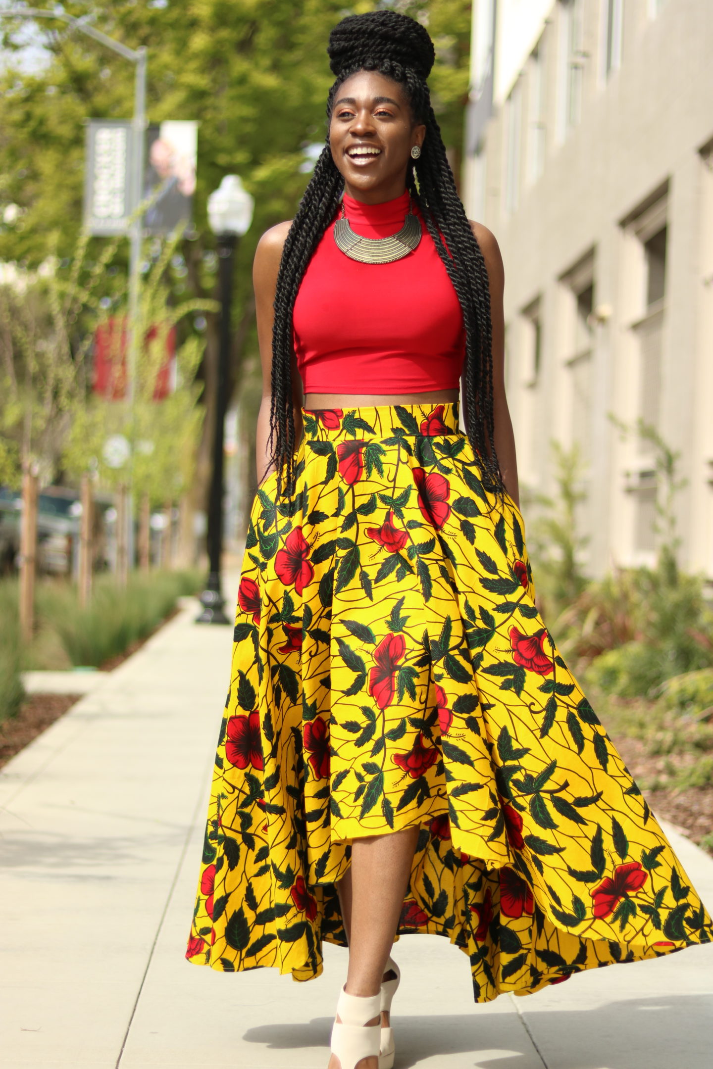 DIY High Low Maxi Circle Skirt Tutorial - Montoya Mayo