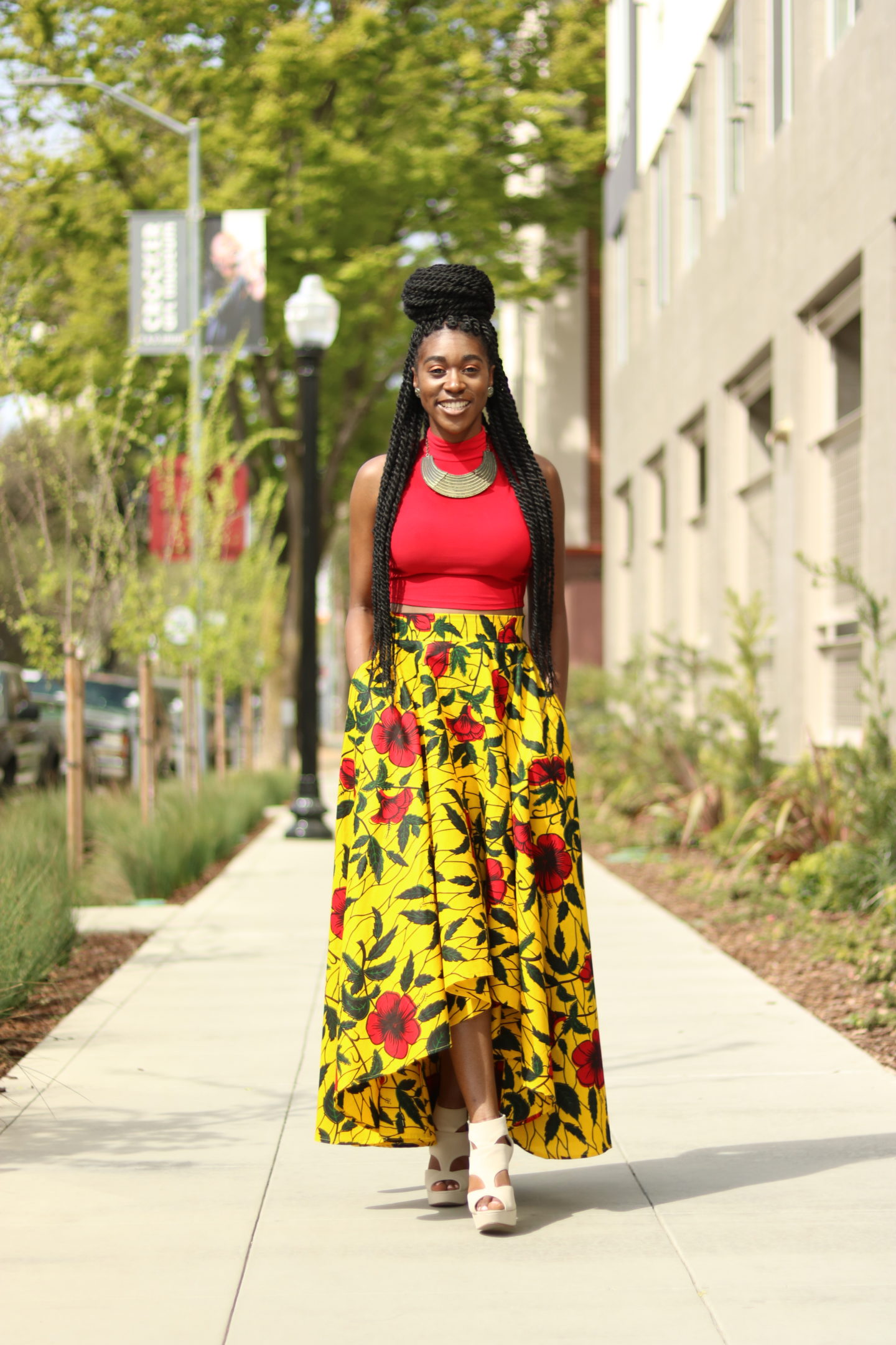 High low 2024 maxi skirt tutorial