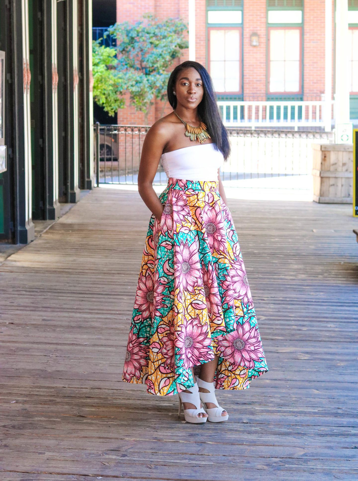 High low shop maxi skirt