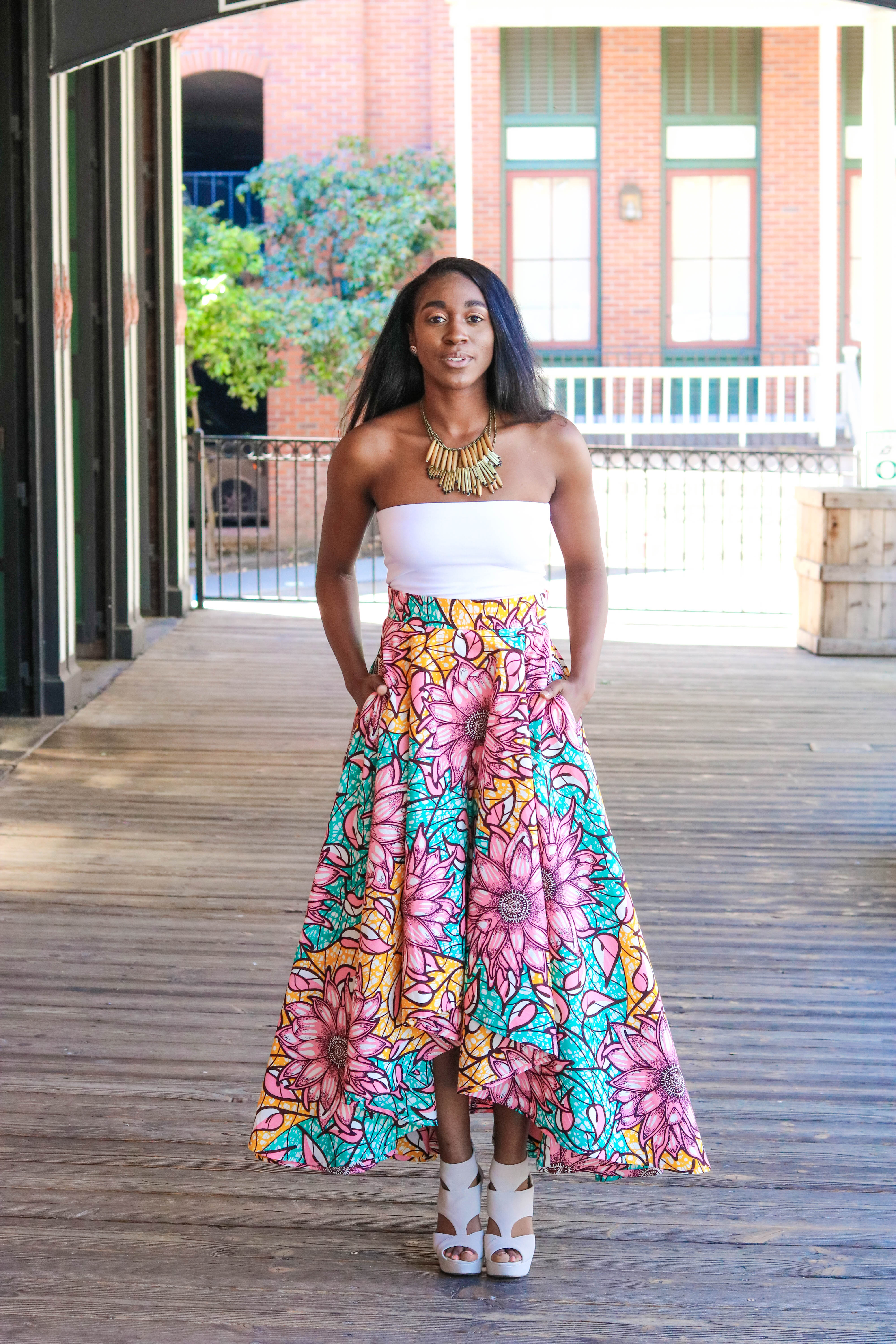 DIY High Low Maxi Circle Skirt Tutorial 14 - Montoya Mayo