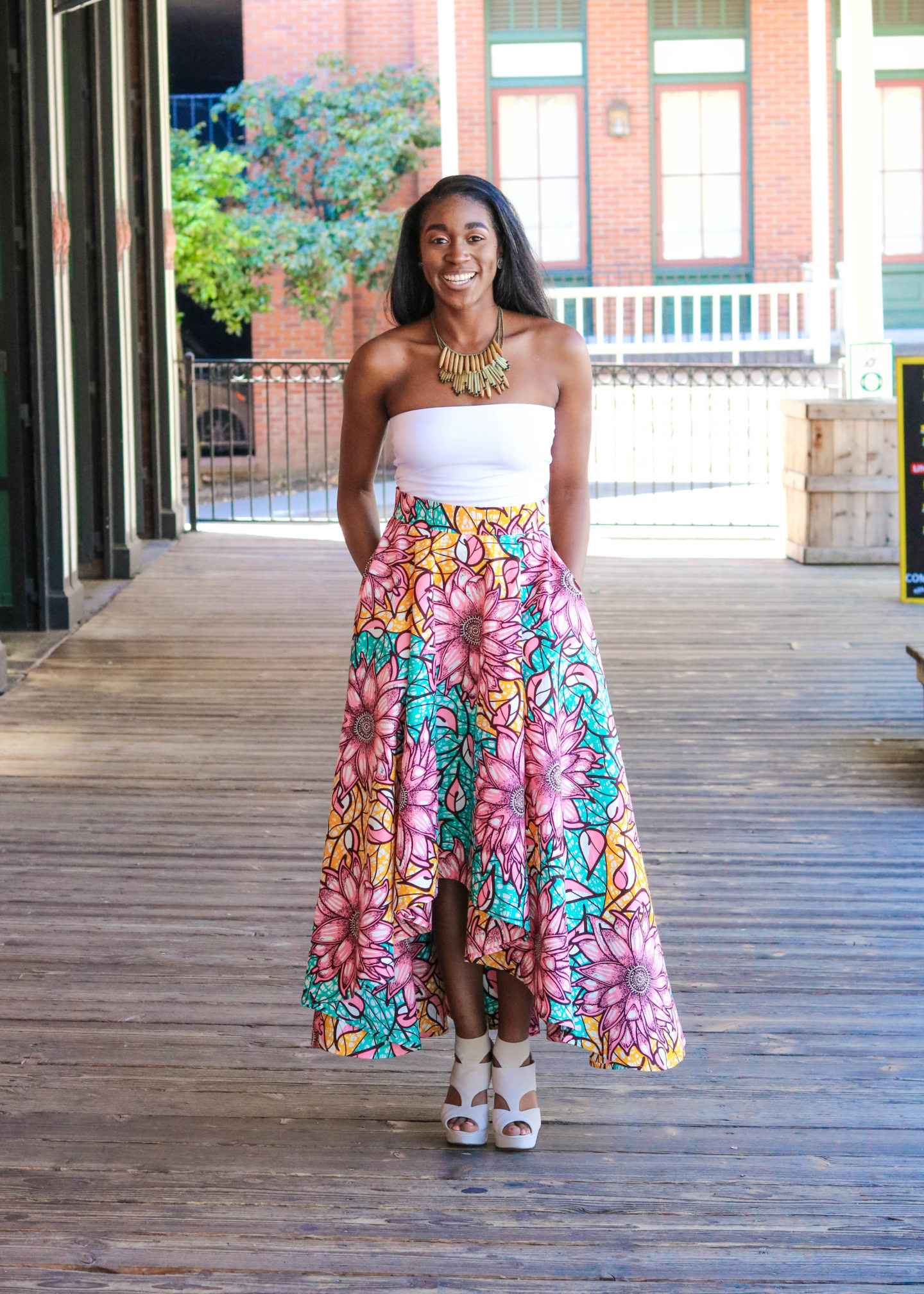 DIY HIGH LOW MAXI CIRCLE SKIRT - Montoya Mayo