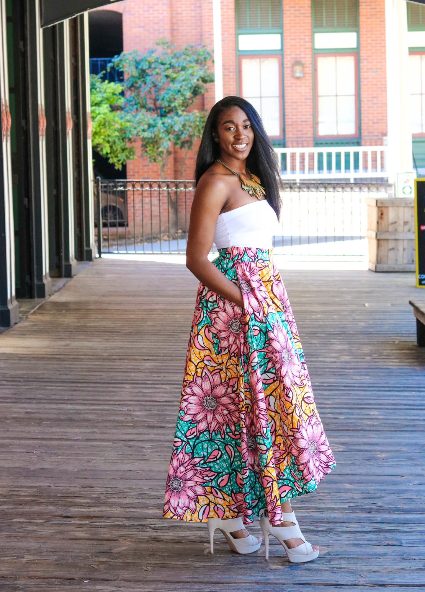 DIY HIGH LOW MAXI CIRCLE SKIRT - Montoya Mayo