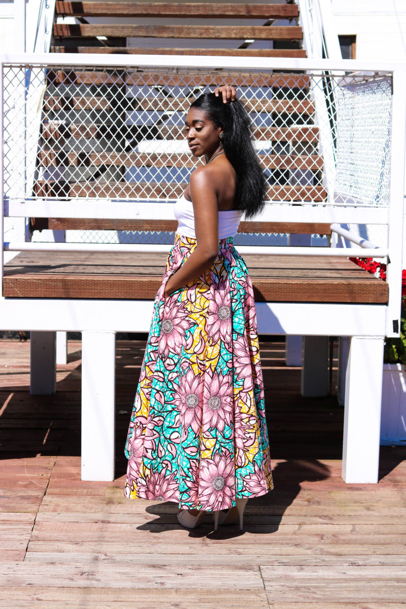 maxi circle skirt pattern