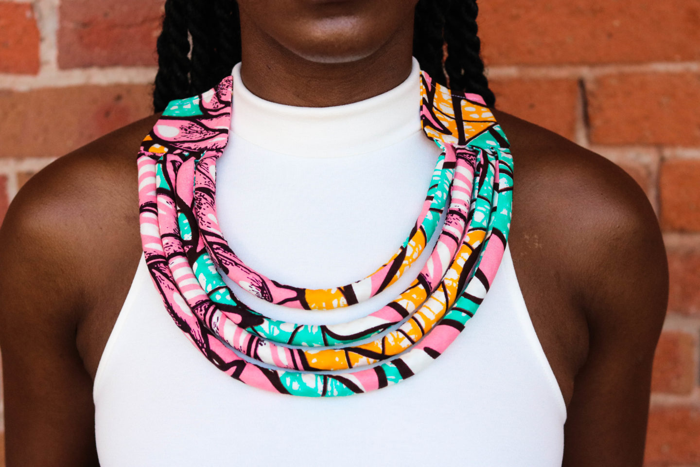 African Print Jewelry, Ankara Necklace, DIY Necklace