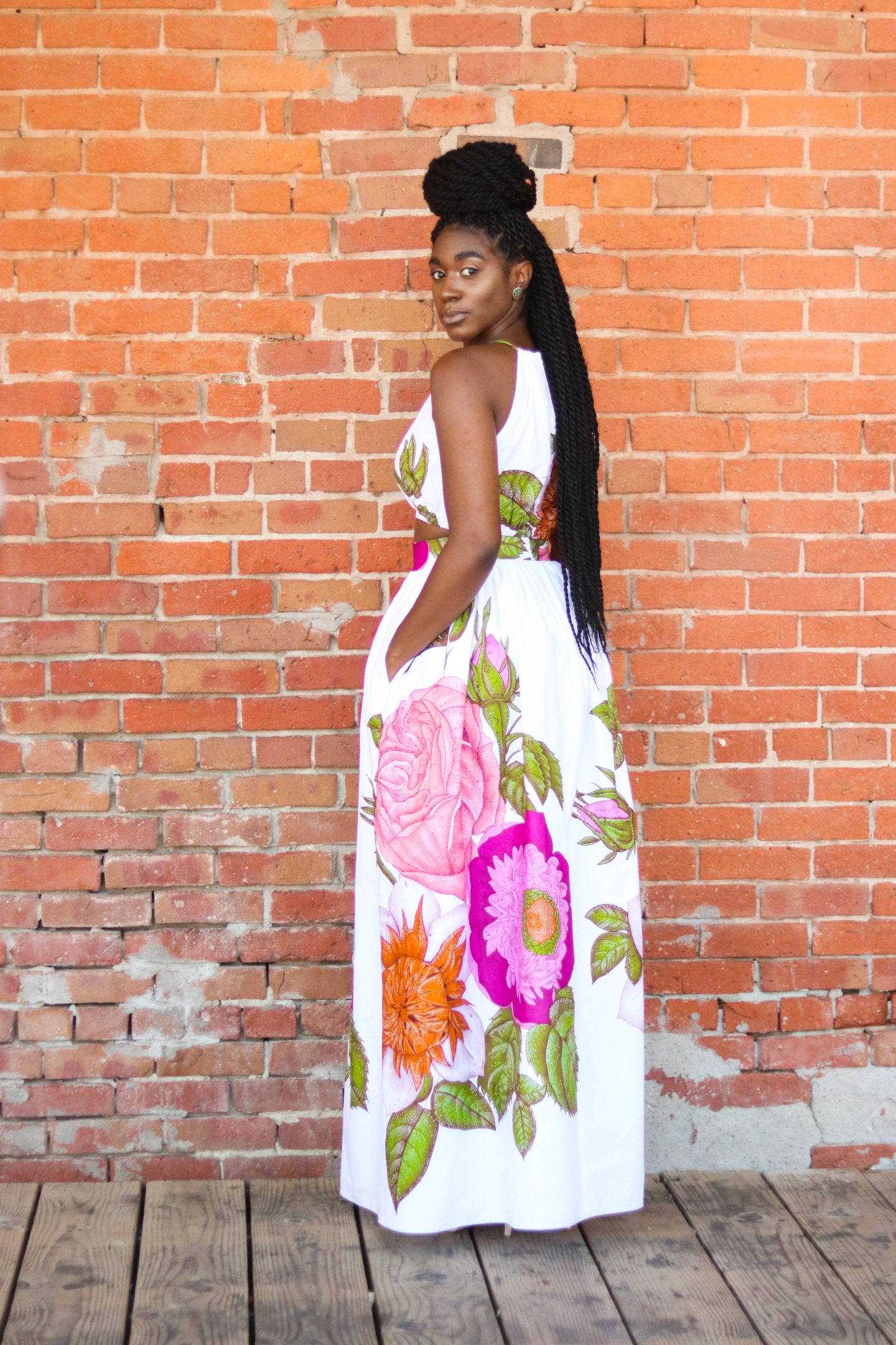 DIY Crop Top Tutorial, African Print Fashion, Simplicity 1112, Gathered Maxi Skirt, African Print Skirt, African Print Top, Nigerian Fashion, Ghanian Fashion, Kitenge, African Prints, African Wedding