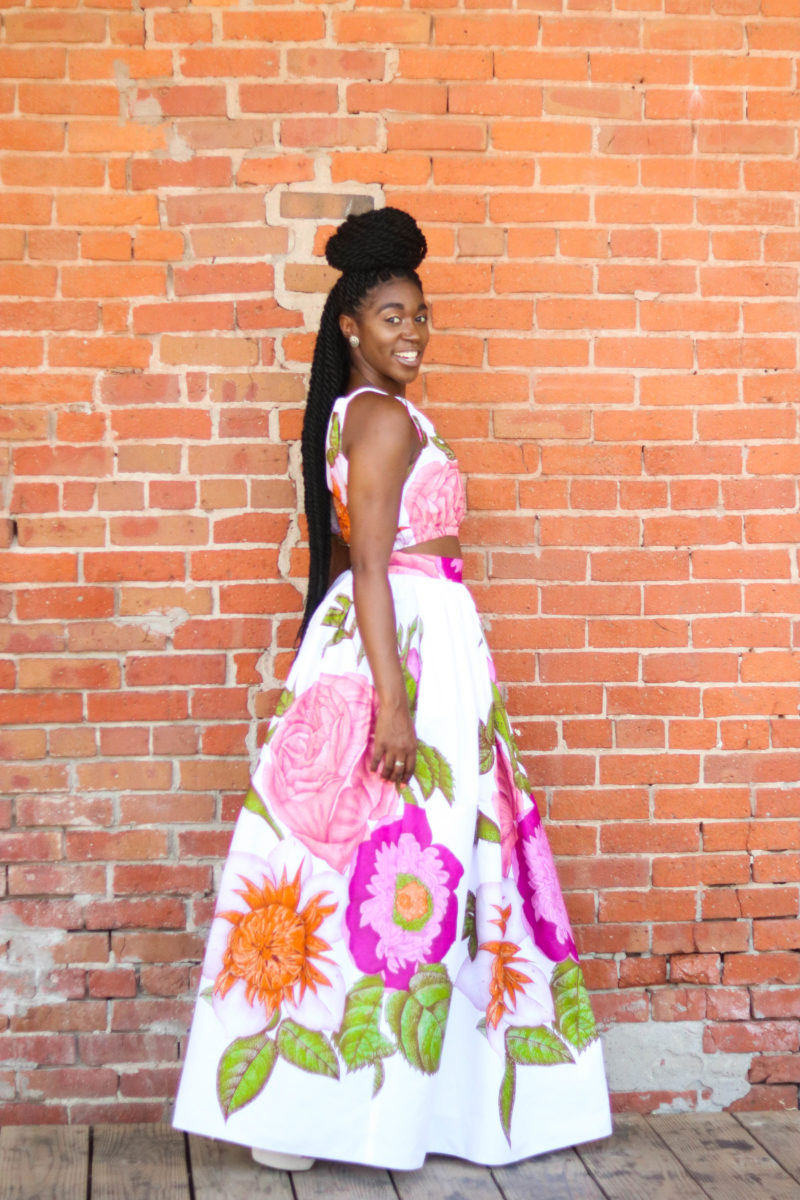 Diy Halter Crop Top And Gathered Maxi Skirt Tutorial Montoya Mayo