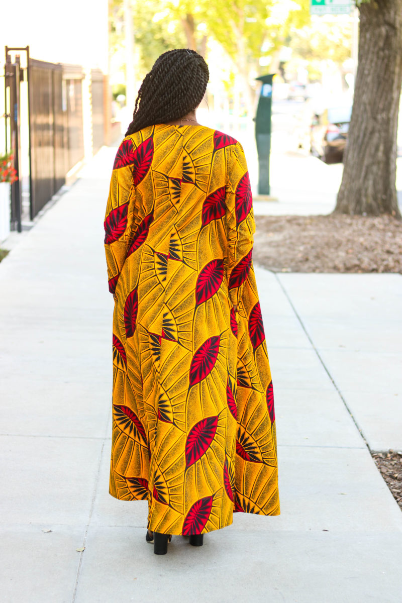 African Print Duster, African Print Cardigan, DIY Duster, DIY Coat, DIY Jacket, African Print Fashion, Long Cardigan, Fall Fashion, Ankara Fashion, Ankara Coat, Ankara Duster