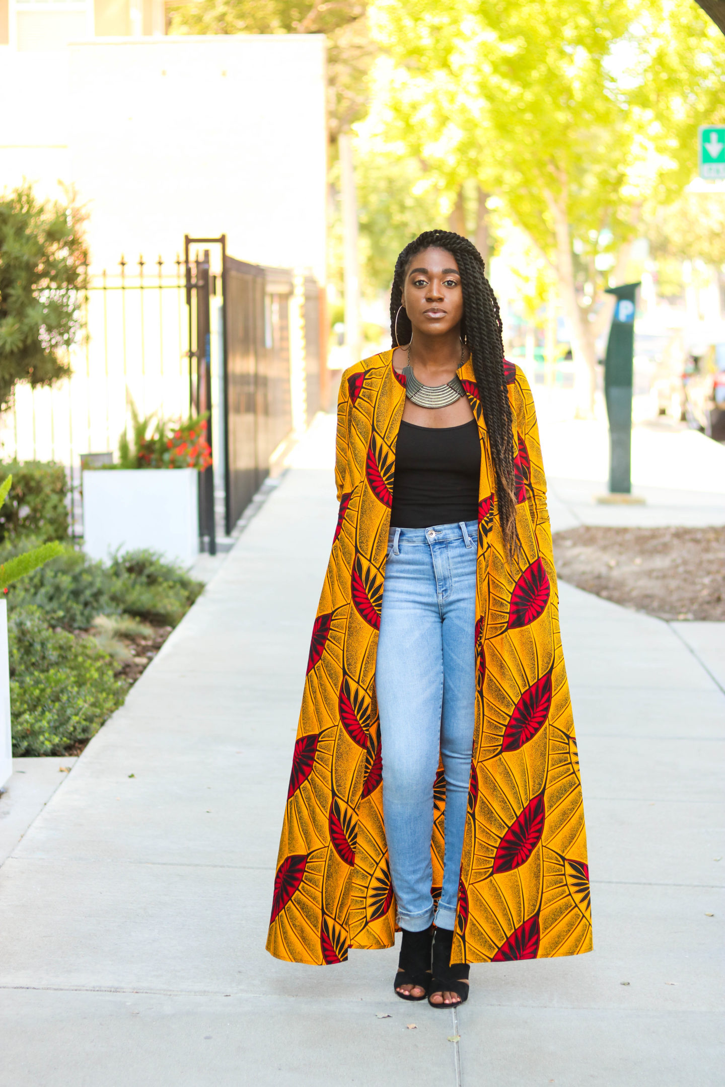 African Print Duster, African Print Cardigan, DIY Duster, DIY Coat, DIY Jacket, African Print Fashion, Long Cardigan, Fall Fashion, Ankara Fashion, Ankara Coat, Ankara Duster