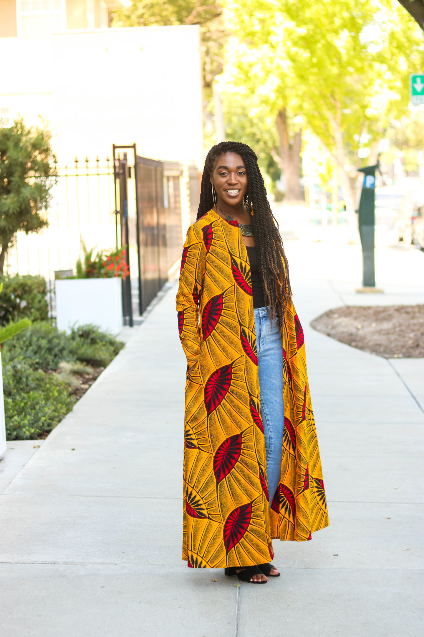 African Print Duster, African Print Cardigan, DIY Duster, DIY Coat, DIY Jacket, African Print Fashion, Long Cardigan, Fall Fashion, Ankara Fashion, Ankara Coat, Ankara Duster