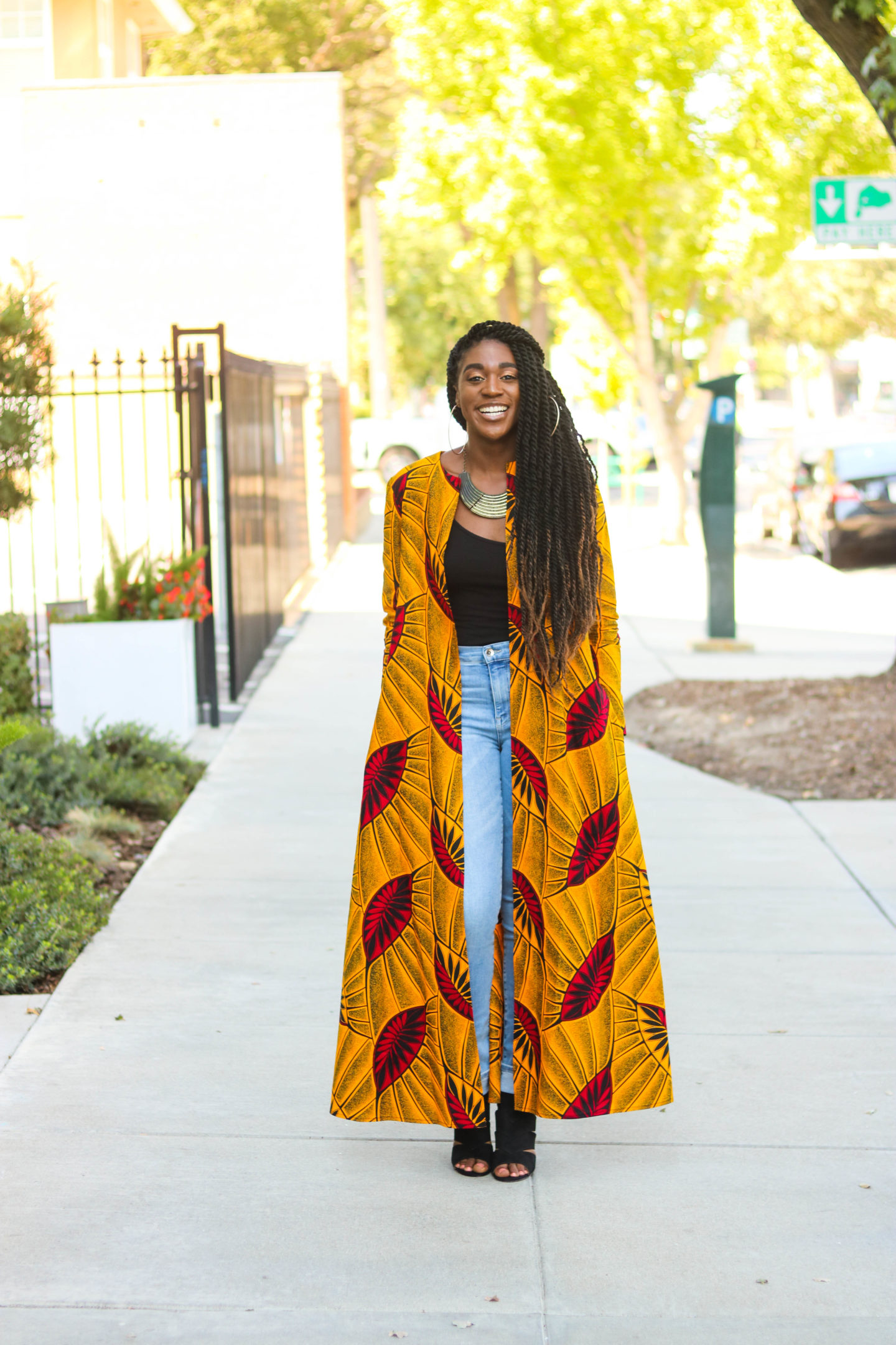 African Print Duster, African Print Cardigan, DIY Duster, DIY Coat, DIY Jacket, African Print Fashion, Long Cardigan, Fall Fashion, Ankara Fashion, Ankara Coat, Ankara Duster