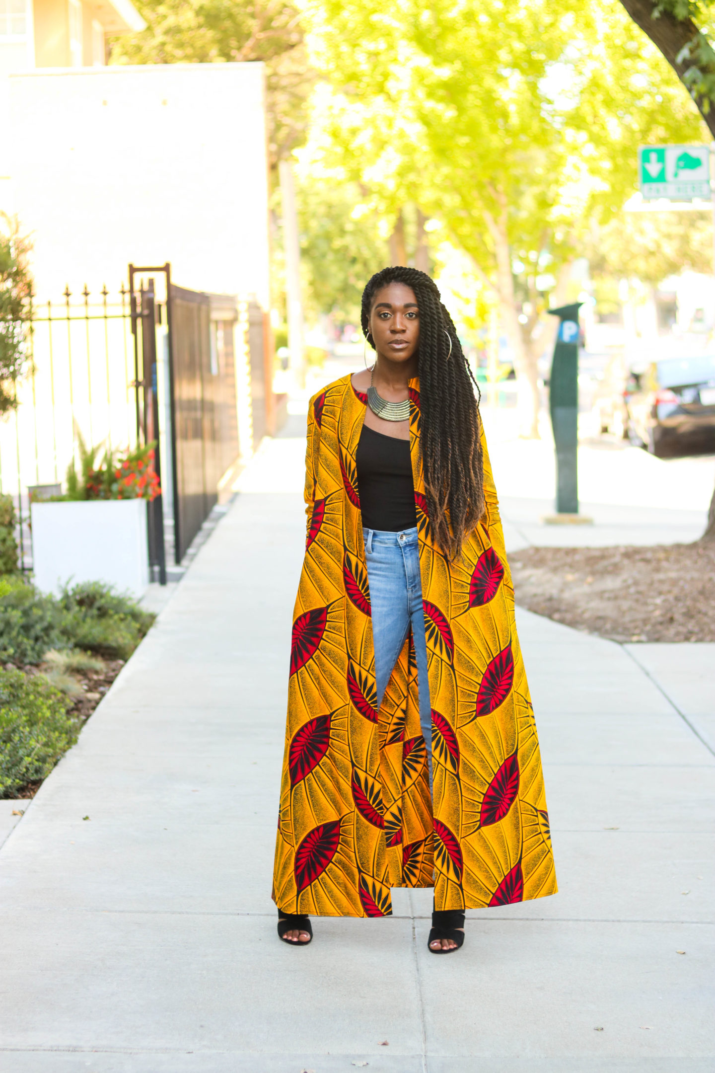 African Print Duster, African Print Cardigan, DIY Duster, DIY Coat, DIY Jacket, African Print Fashion, Long Cardigan, Fall Fashion, Ankara Fashion, Ankara Coat, Ankara Duster