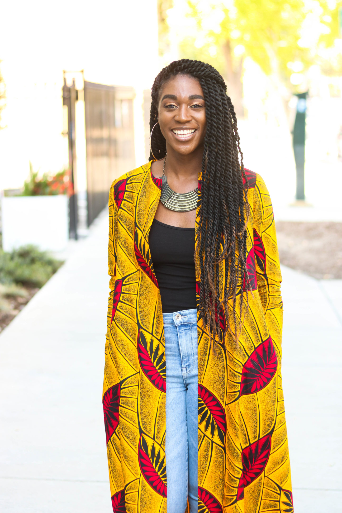 African Print Duster, African Print Cardigan, DIY Duster, DIY Coat, DIY Jacket, African Print Fashion, Long Cardigan, Fall Fashion, Ankara Fashion, Ankara Coat, Ankara Duster