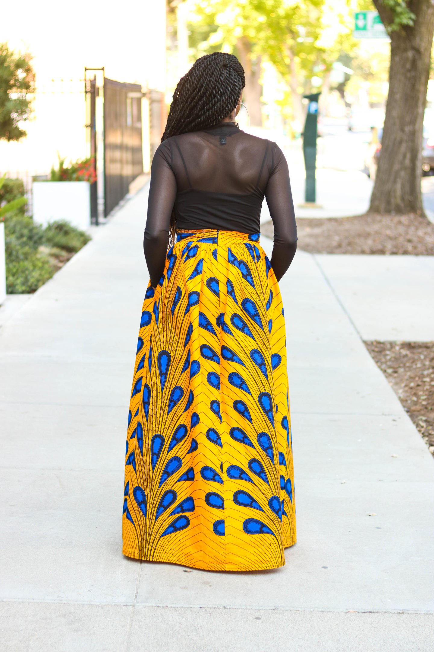 DIY Gathered Maxi Skirt Tutorial - Montoya Mayo