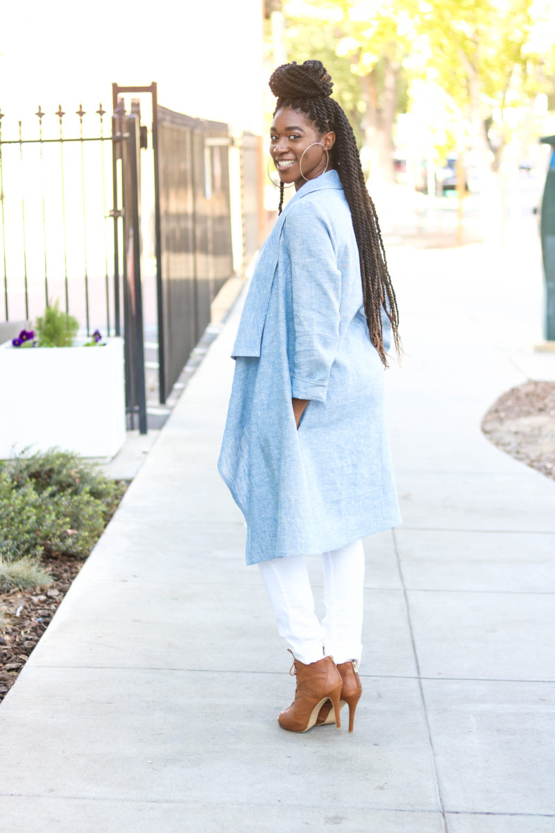 DIY Chambray Coat - Montoya Mayo