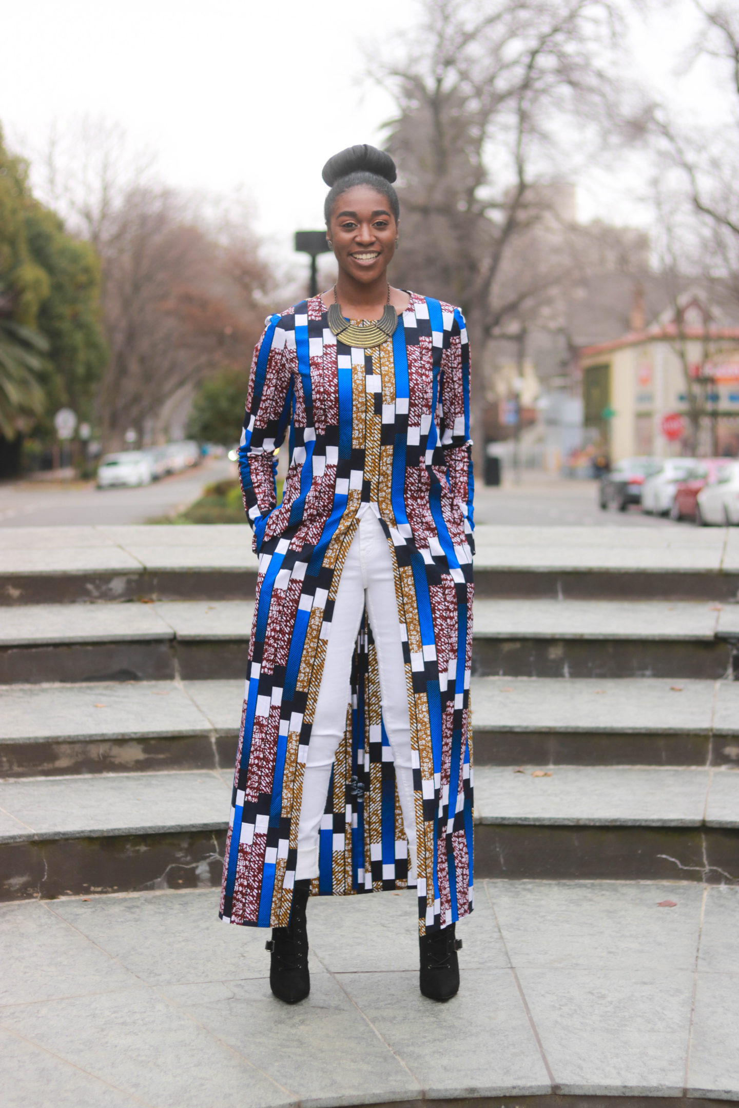 DIY Ankara African Wax Print Front Slit Maxi Shirt Tutorial, How to sew a shirt, Sewing Pattern Hacks, Long Shirt, African Fashion, Ankara Fashion, African Print Fashion, Nigerian Weddings, Nigerian Fashion, Ghanaian Fashion, Kitenge