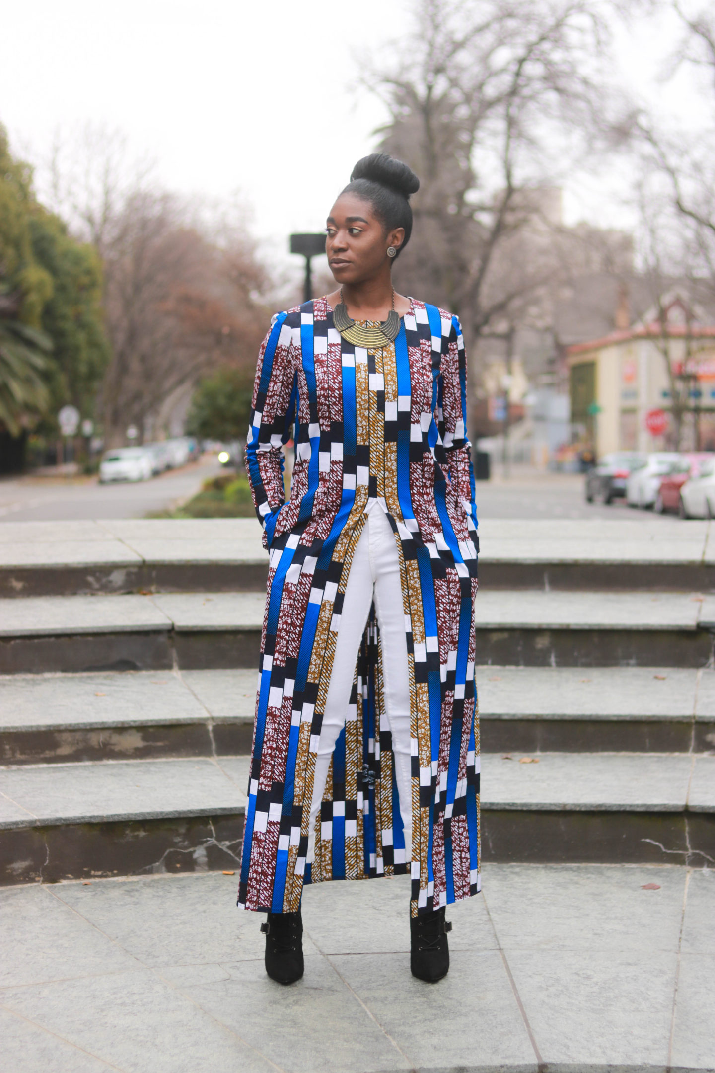 DIY Ankara African Wax Print Front Slit Maxi Shirt Tutorial, How to sew a shirt, Sewing Pattern Hacks, Long Shirt, African Fashion, Ankara Fashion, African Print Fashion, Nigerian Weddings, Nigerian Fashion, Ghanaian Fashion, Kitenge