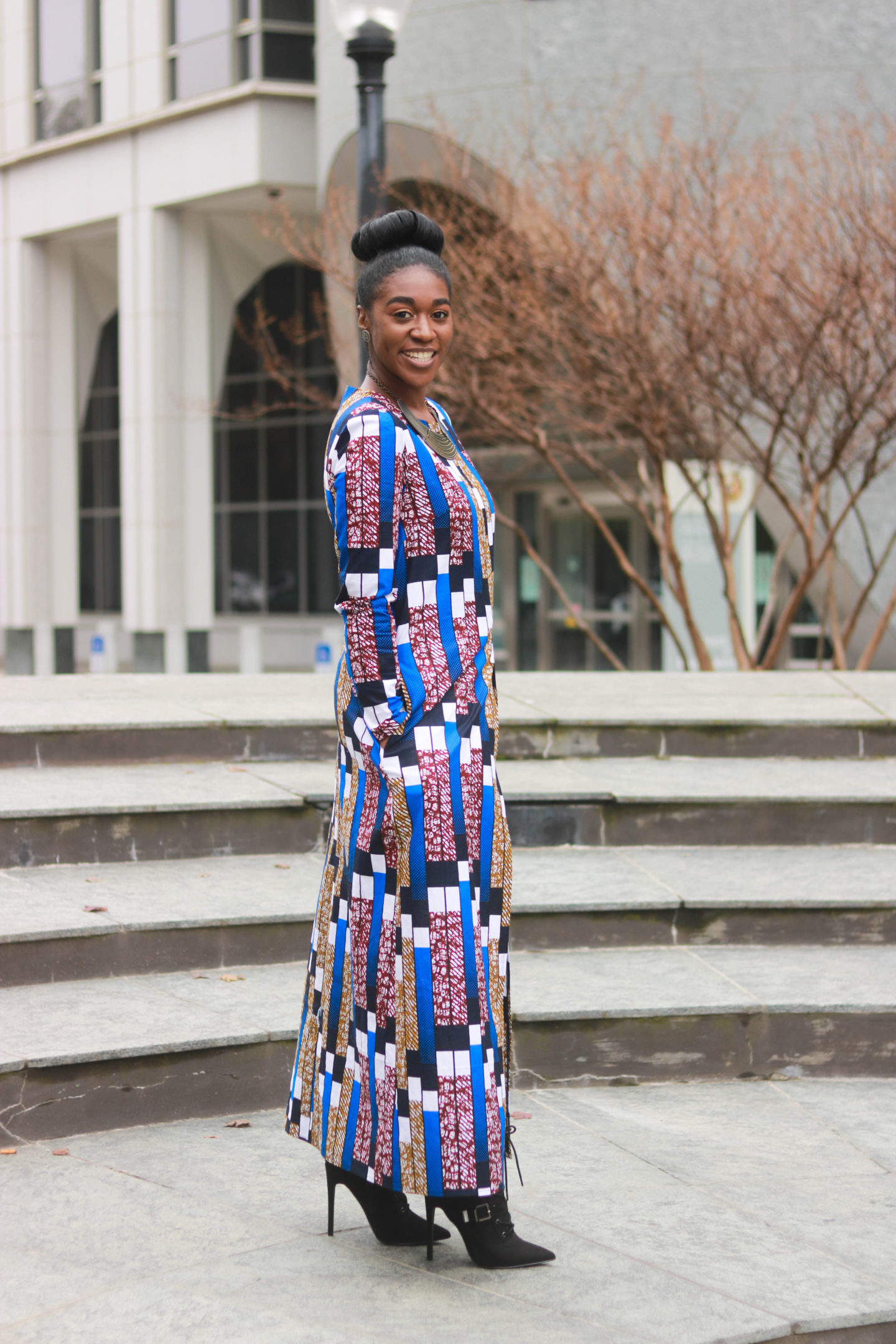 DIY Ankara African Wax Print Front Slit Maxi Shirt Tutorial, How to sew a shirt, Sewing Pattern Hacks, Long Shirt, African Fashion, Ankara Fashion, African Print Fashion, Nigerian Weddings, Nigerian Fashion, Ghanaian Fashion, Kitenge