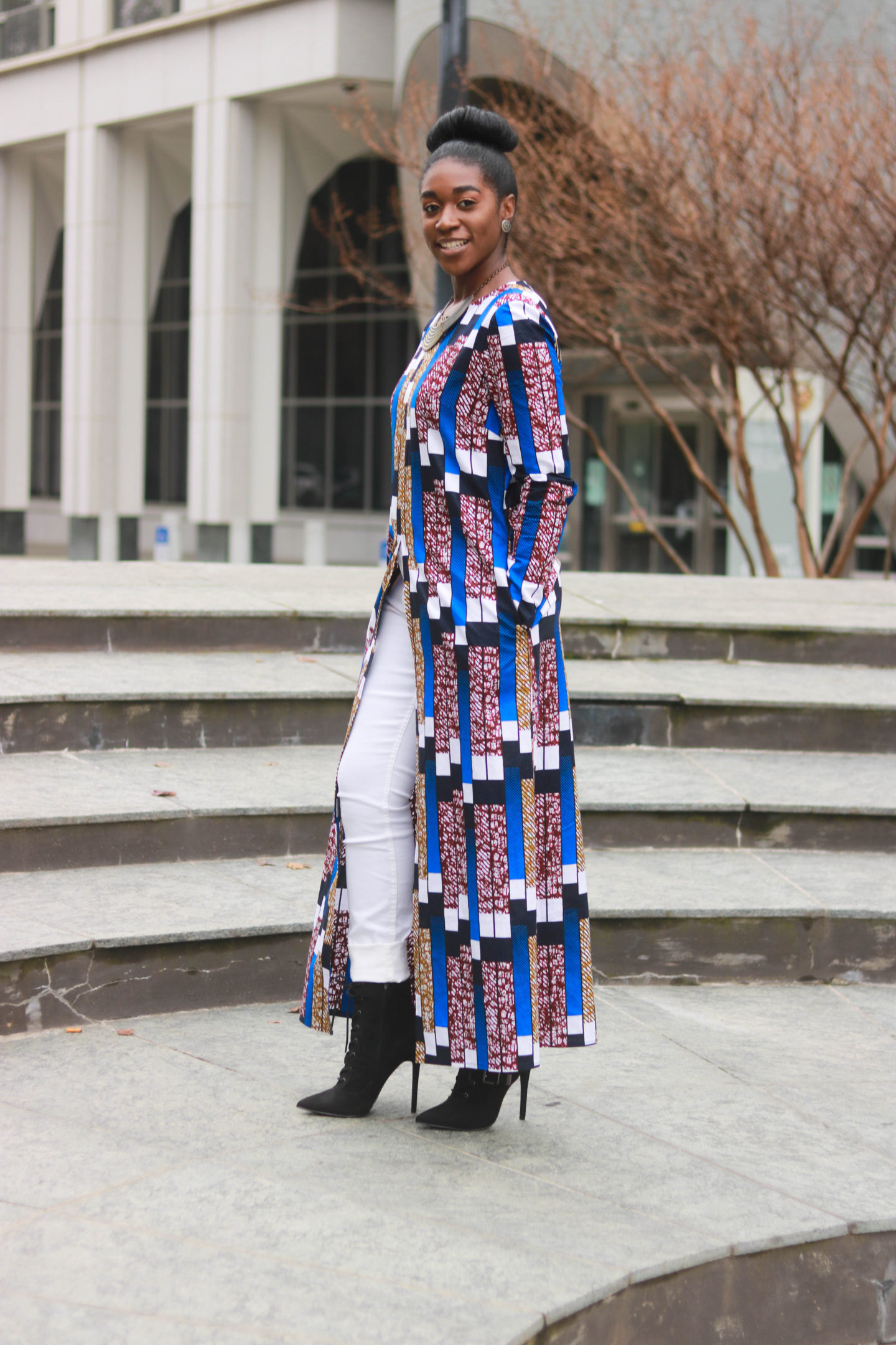 DIY Ankara African Wax Print Front Slit Maxi Shirt Tutorial, How to sew a shirt, Sewing Pattern Hacks, Long Shirt, African Fashion, Ankara Fashion, African Print Fashion, Nigerian Weddings, Nigerian Fashion, Ghanaian Fashion, Kitenge