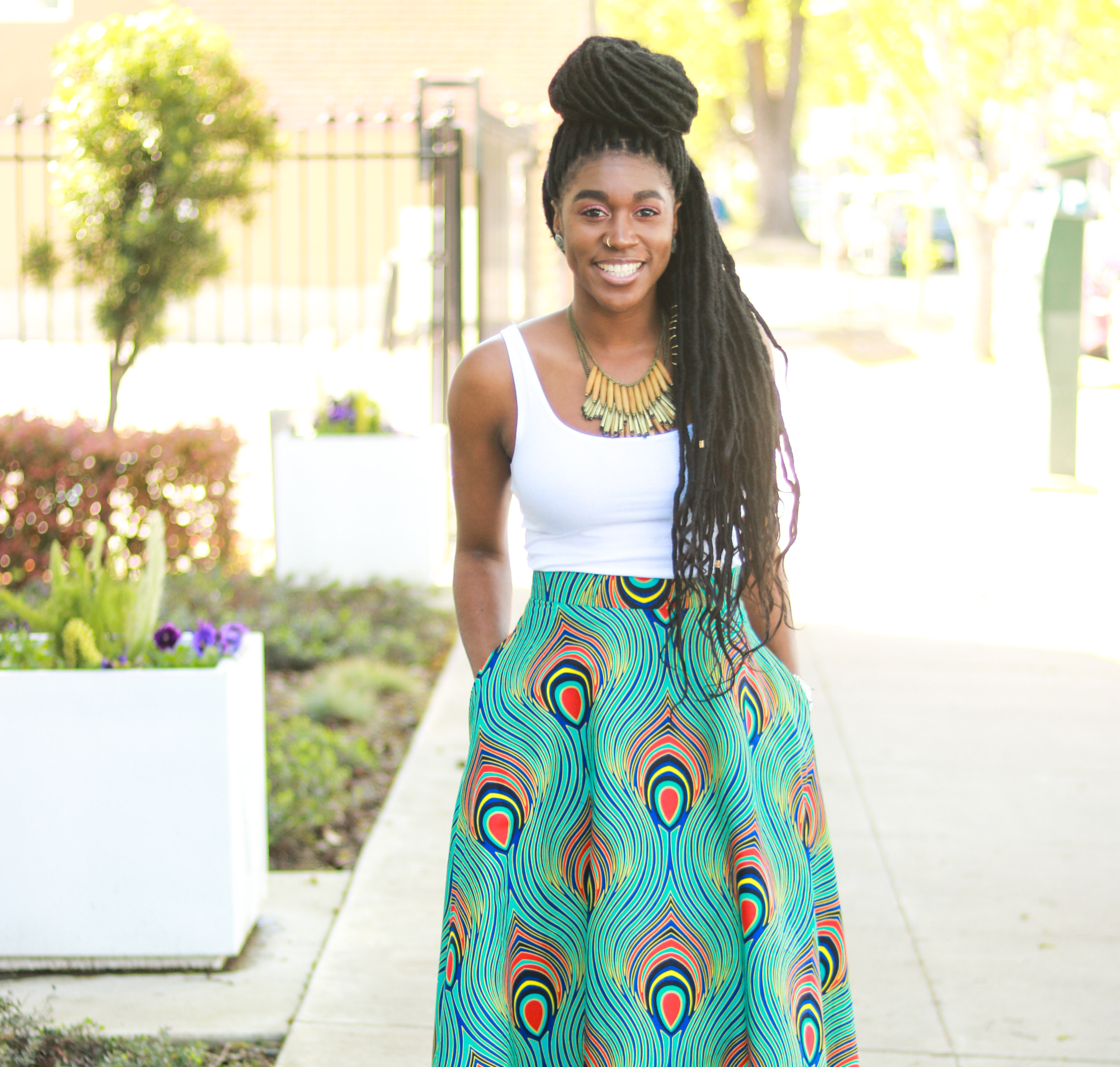 How to sew a simple half circle Skirt without a zipper