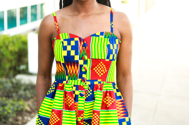 DIY Kente Print Ankara Maxi Dress with Pockets Buttons Jessica Dress Pattern Review Kitenge Nigerian Fashion Ghanaian Fashion African Wedding Modern African Fashion