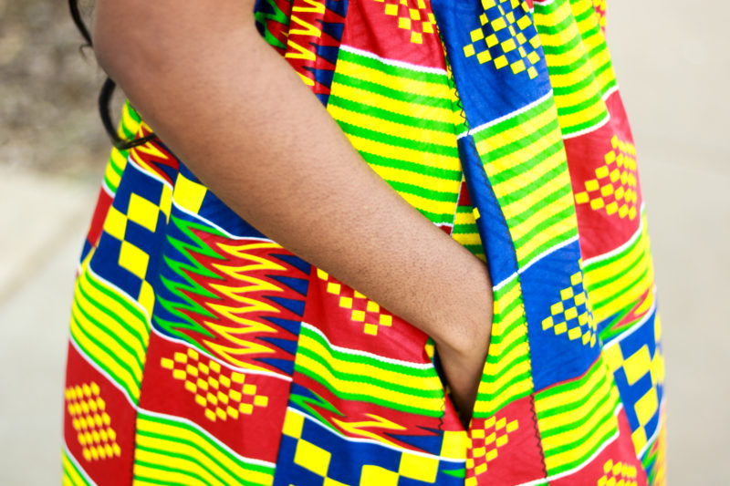 DIY Kente Print Ankara Maxi Dress with Pockets Buttons Jessica Dress Pattern Review Kitenge Nigerian Fashion Ghanaian Fashion African Wedding Modern African Fashion