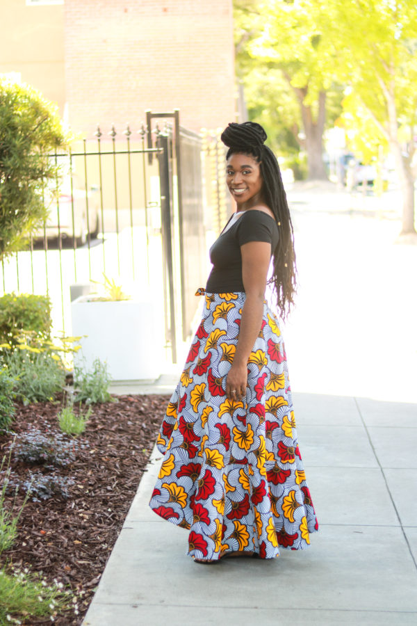 DIY Wrap Skirt | Simplicity 8606 Pattern Review - Montoya Mayo