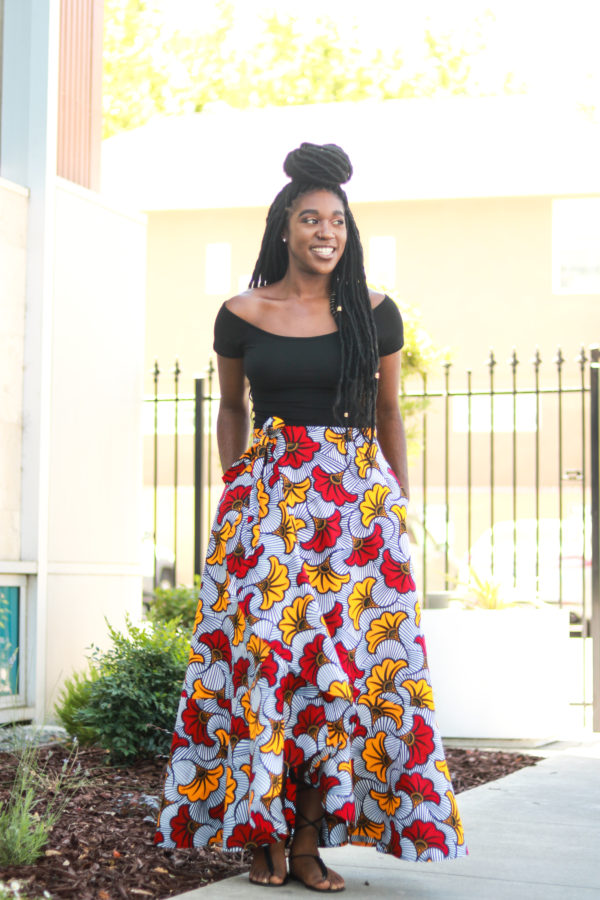 DIY Wrap Skirt | Simplicity 8606 Pattern Review - Montoya Mayo