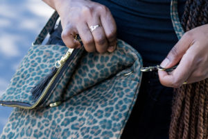 DIY Cheetah clutch purse crossbody bag tutorial
