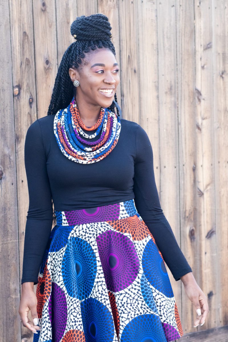 DIY Full Circle Skirt with Matching Necklace | Fall and Winter Fashion ...
