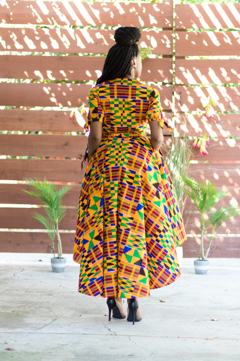 DIY High-Low Wrap Dress with Tie Sleeves | Jamaica Collection - Montoya ...