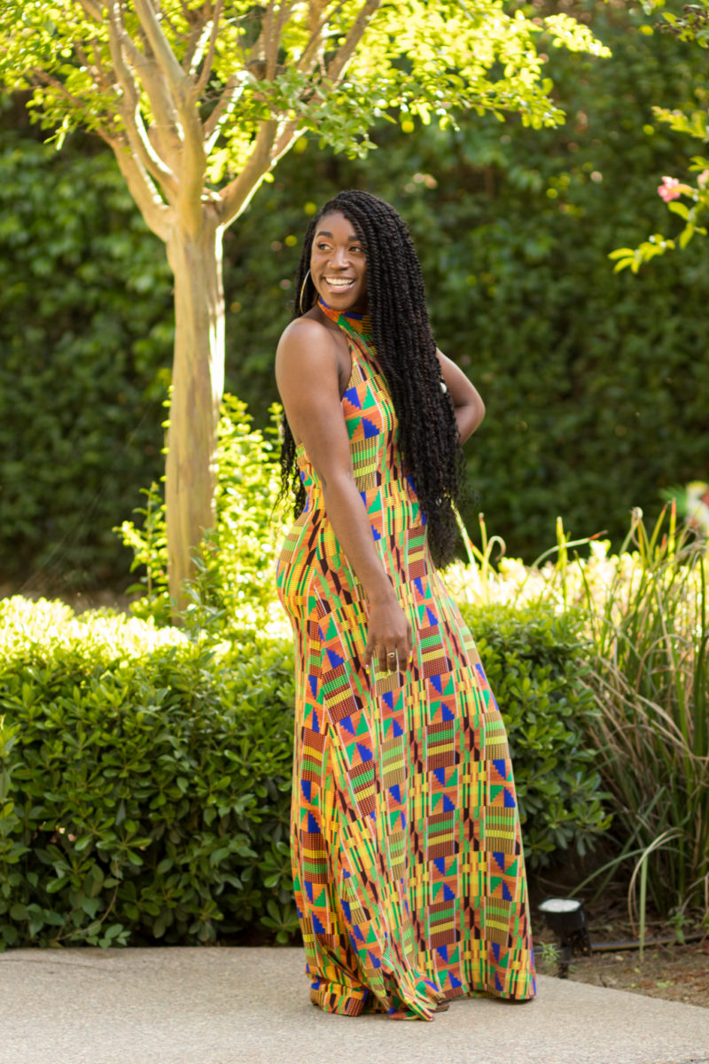 DIY Halter Knit Maxi Dress | McCall's M7593 - Montoya Mayo